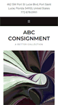 Mobile Screenshot of abcconsign.net