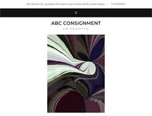 Tablet Screenshot of abcconsign.net